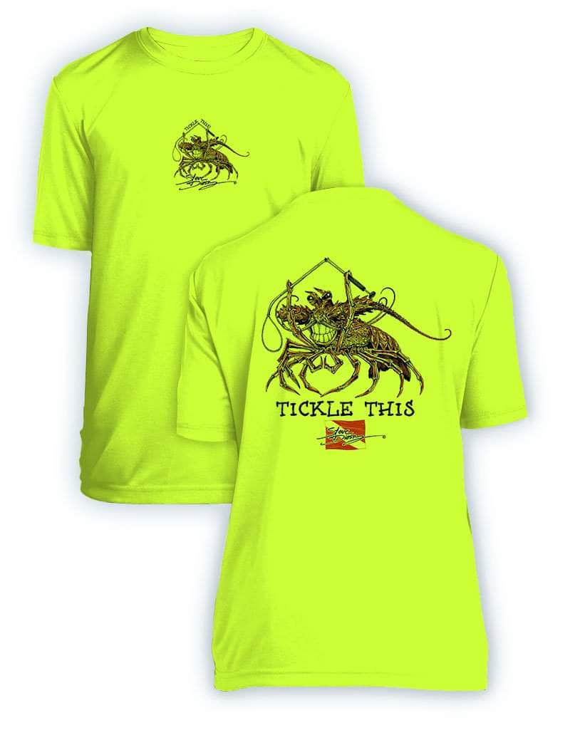 Tickle This Lobster- KIDS Short Sleeve Performance - 100% Polyester